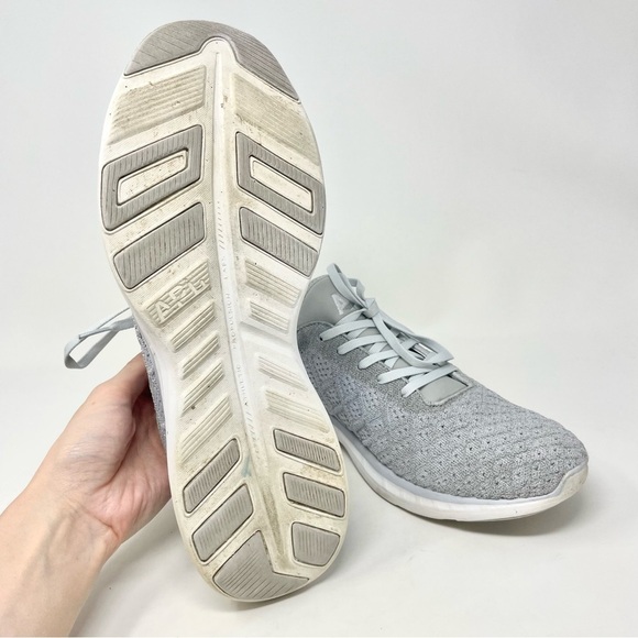 APL: Athletic Propulsion Labs Grey Techloom Phantom Running Sneakers Size 12 - Picture 7 of 9